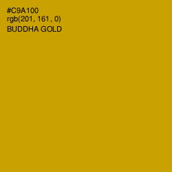 #C9A100 - Buddha Gold Color Image